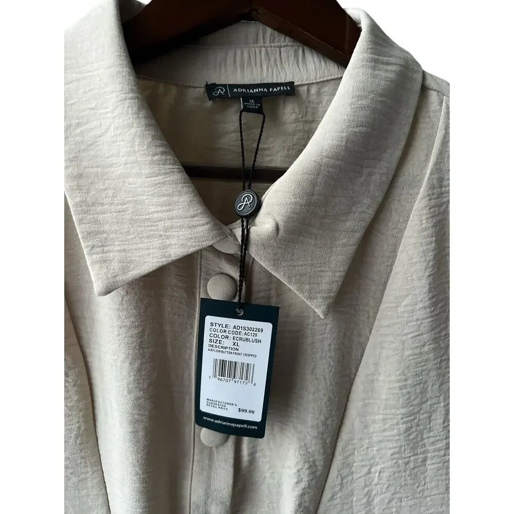 Adrianna Papell women's sleeveless blouse Size XL Brand new - Picture 2 of 4